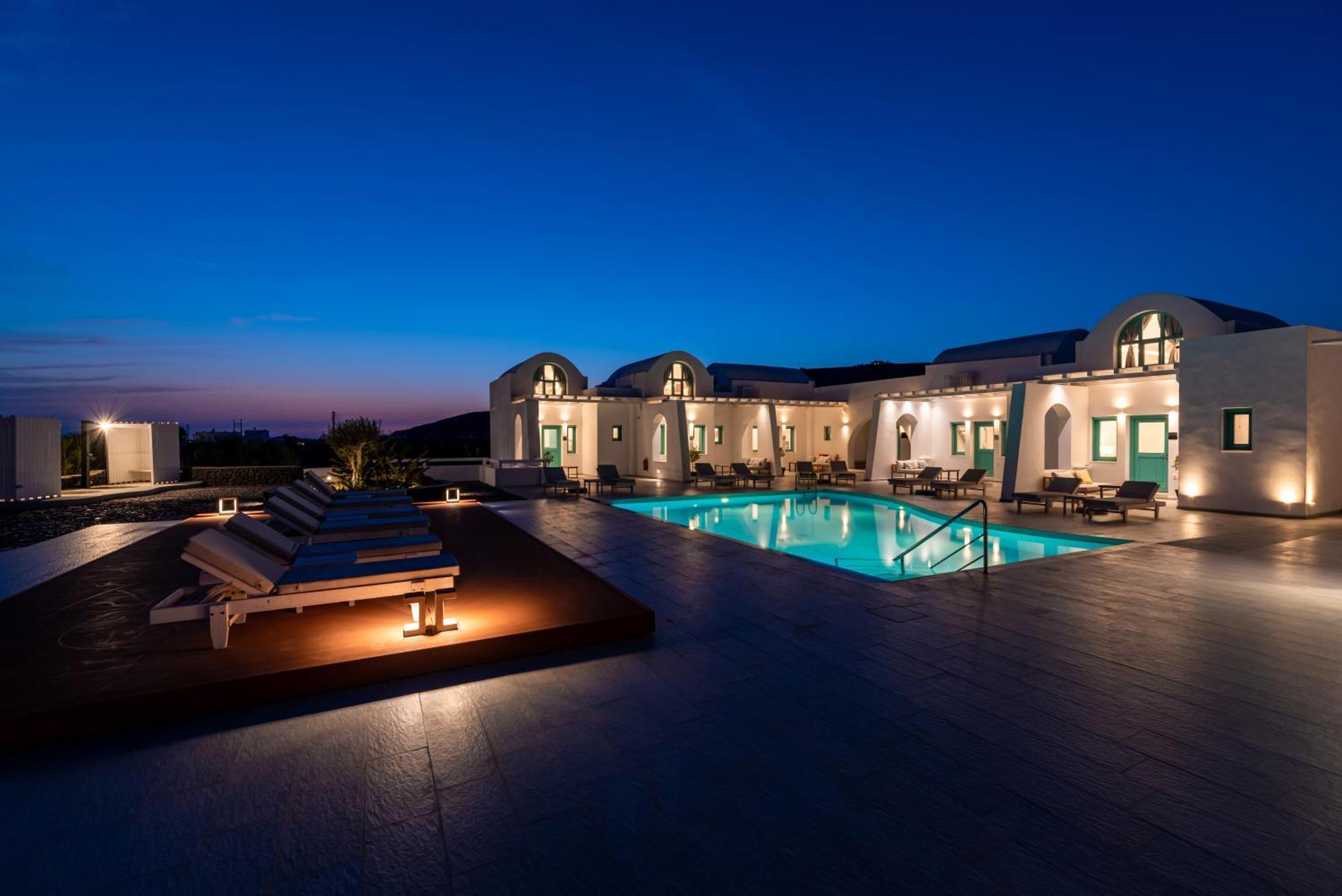 Santa Irina Luxury Sunny Lofts Otel Perivolos  Dış mekan fotoğraf