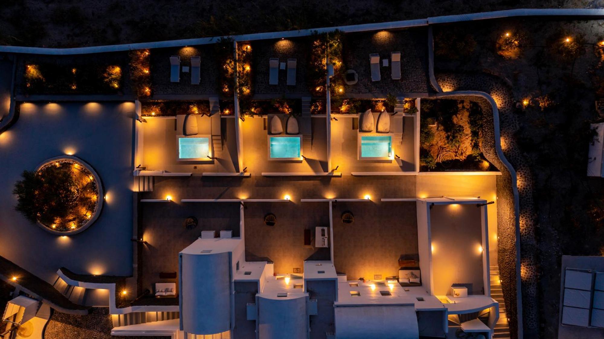 Santa Irina Luxury Sunny Lofts Otel Perivolos  Dış mekan fotoğraf